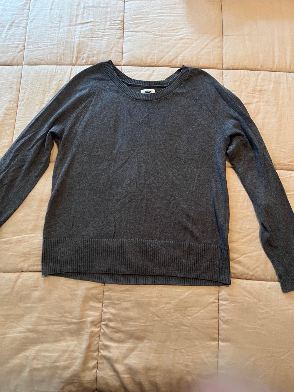 Old Navy Dark Charcoal Crewneck Sweater